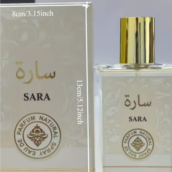 Sara Perfume with Gold Accents New 3.0FL.OZ. New in Sealed Box - Picture 4 of 4